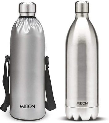 MILTON 1480 ml Stainless Steel Flask(Pack of 1, Silver)