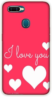 iprinto Back Cover for OPPO F9 Pro I Love You Back Cover(Multicolor, Hard Case, Pack of: 1)