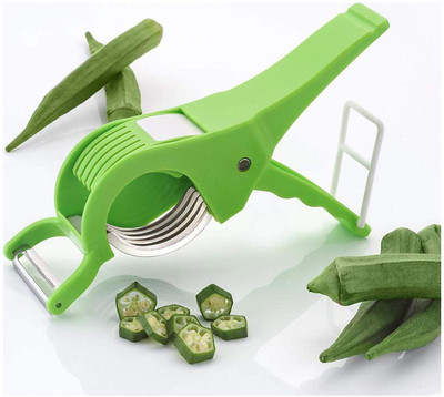 FIVANIO by FIVANIO lady finger cutter Vegetable & Fruit Slicer Vegetable & Fruit Chopper(1 X Cutter Cum Peeler)