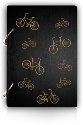 Flipkart SmartBuy Handmade paper wooden diary A5 Diary UNRULED 160 Pages(Black)