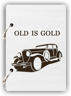 Flipkart SmartBuy Handmade paper wooden diary A5 Diary UNRULED 160 Pages(White)