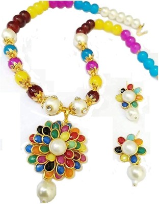 salvusappsolutions Stone Multicolor Jewellery Set(Pack of 1)