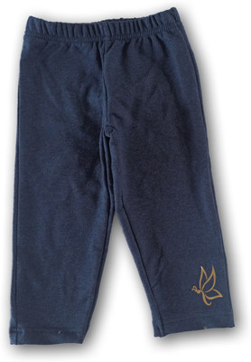 sidmo Capri For Girls Casual Solid Cotton Lycra Blend(Blue Pack of 1)