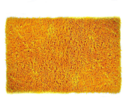 SR Handloom Polyester Door Mat(Yellow, Small)