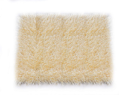 RM Handloom Microfiber Door Mat(Beige, Small)