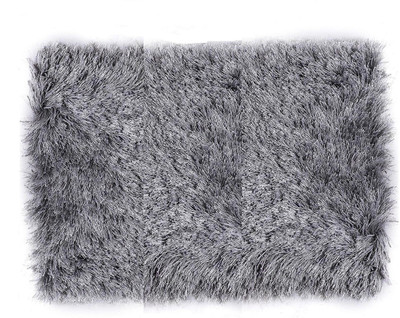 SR Handloom Polyester Door Mat(Grey, Extra Large)