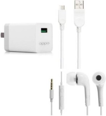 NEJA Wall Charger Accessory Combo for ALL SMARTPHONES(White)