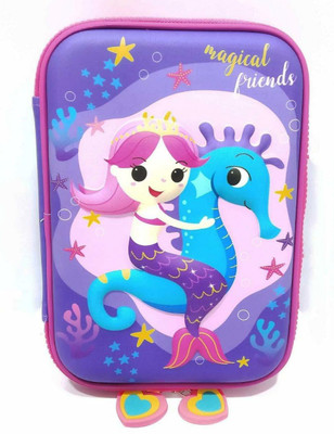 Mistazzo unicorn Unicorn Art EVA Pencil Box(Set of 1, Purple)