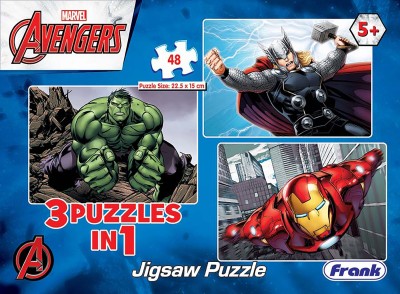 Frank Avengers Assemble 3 X 48 Pieces Puzzle(144 Pieces)