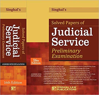 Singhal's--Solved Papers Of Judicial Service Preliminary Examination(Paperback, Editorial Board)