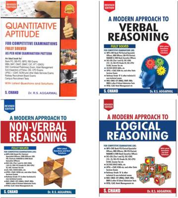 Modern Approach To Non Verbal Reasoning A Modern Approach To Verbal Reasoning A Modern Approach To Logical Reasoning Quantitative Aptitude For Competitive Examinations - Quantitative Aptitude R.S Agrawal, S.Chand, ( BUY FROM TRUEMAN BOOKS AND GET FREE INDIA GK )  (Paperback, DR. R S AGGARWAL)