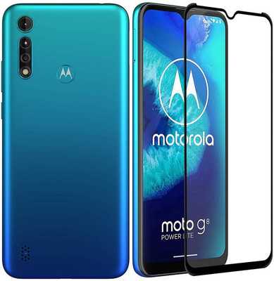 SmartLike Edge To Edge Tempered Glass for Motorola Moto G8 Power Lite(Pack of 1)