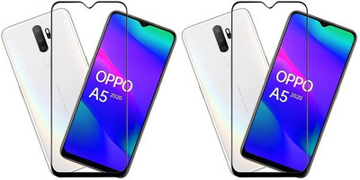 KARTRAY Edge To Edge Tempered Glass for Oppo A5 2020(Pack of 2)