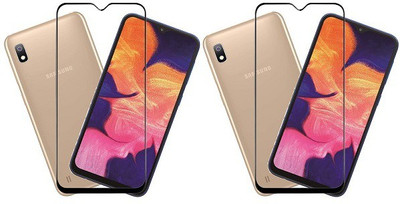 KARTRAY Edge To Edge Tempered Glass for Samsung Galaxy A10(Pack of 2)