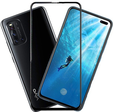 KARTRAY Edge To Edge Tempered Glass for Vivo V19(Pack of 1)