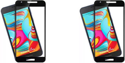 Cravemart Edge To Edge Tempered Glass for Samsung Galaxy A2 Core(Pack of 2)