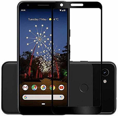 GLOBALCASE Edge To Edge Tempered Glass for GOOGLE PIXEL 3a(Pack of 1)