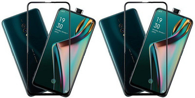 KARTRAY Edge To Edge Tempered Glass for OPPO K3(Pack of 2)