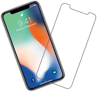 KARTRAY Tempered Glass Guard for Apple iPhone X(Pack of 1)
