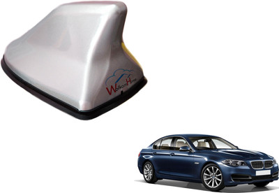WolkomHome High performance Shark Fin Antenna Silver color Car FM Radio Signal Aerials for BMW 520d shark fin_Silver_BMW_520d Satellite Vehicle Antenna