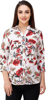 adyuth Women Floral Print Casual Multicolor Shirt