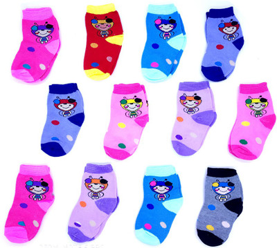 VKAB STYLES Boys & Girls Ankle Length(Pack of 12)