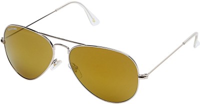 Fastrack Aviator Sunglasses(For Men & Women, Yellow)