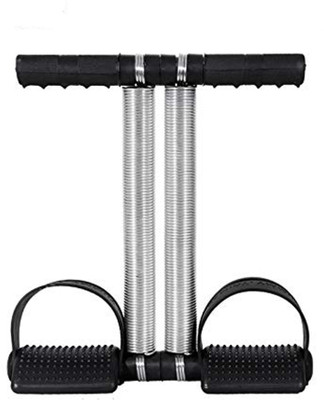 APPGEN Double Spring Waist Trimmer Exerciser-Body Toner-Fat Ab Exerciser(Silver)