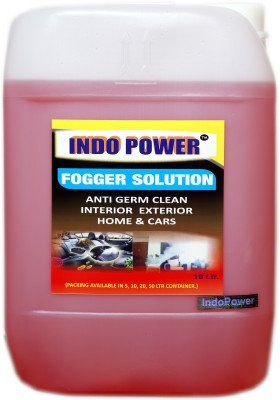 INDOPOWER F10- FOGGER SOLUTION Anti Germ Clean (Interior Exterior Home & Cars ) 10ltr.(10 L)