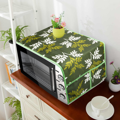 E-Retailer Microwave Oven  Cover(Width: 90 cm, Green)