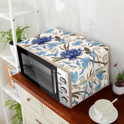 E-Retailer Microwave Oven  Cover(Width: 90 cm, Blue)