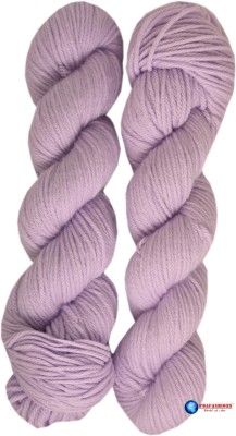 WOAFASHIONS Pastel Color Acrylic Hand Knitting Yarn (Periwinkle Purple) (Hanks-150gms)