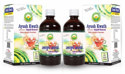 Basic Ayurveda Ayush Kwath Extract Liquid (450ml) - Pack of 2(Pack of 2)
