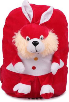 vtb retail Red Rabbit design character kids school bag Backpack (Red 12 L) for child /baby/ boy/ girl soft cartoon character bag gifted School Bag(Red, 12 L)
