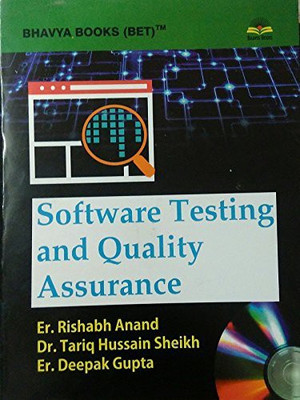 Software Testing and Quality Assurance(Paperback, Rishabh Anand, Deepak Gupta, DR TARIK HUSSAIN SHEIKH)