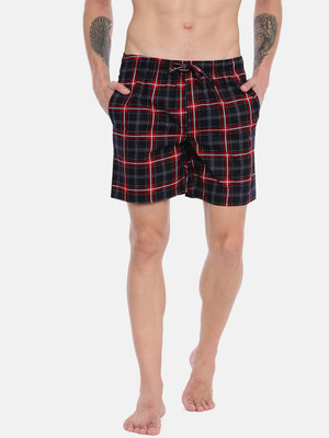 JOVEN Checkered Men Boxer