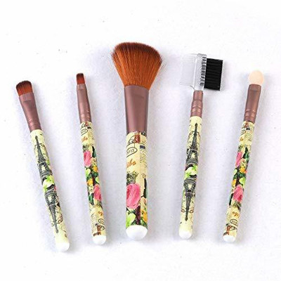 MACPLUS Professional Make Up Brushes Set (Pack of 5)(Pack of 5)