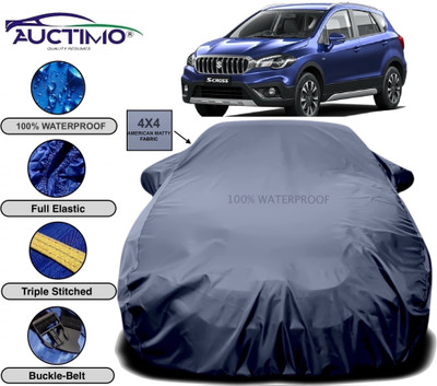 AUCTIMO Car Cover For Toyota Camry (With Mirror Pockets)(Grey)