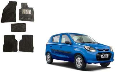 Trac Fabric Standard Mat For  Maruti Suzuki Alto 800(Black)