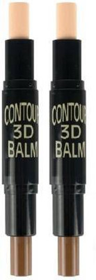 BTNT PROFESSIONAL CONCEALER 3D BALM HIGHLIGHTER STICK  Concealer(ALABASTER AND NUTY, 12.4 g)