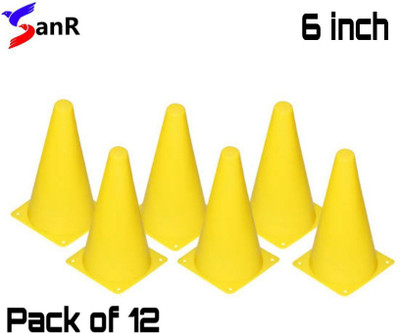 SanR Cone Marker Pack of 12(Yellow)