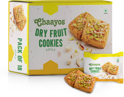 Chaayos Chai Time Snack Dry Fruit Cookies Cookies Biscuit(450 g)