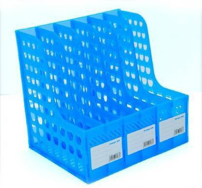 SOCHEP 6 Compartments PLASTIC Desk Organizers(Blue)