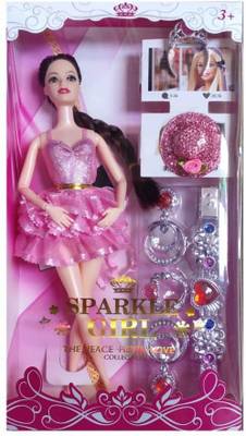 Barbie doll dress makeup shop