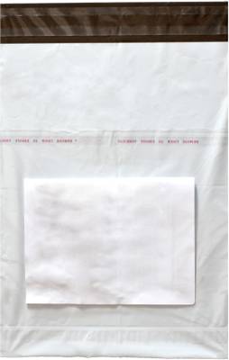 REMY PACKAGING 10X14 INCH Tamper Proof Courier Bags With POD JACKET Envelopes Pouches Cover Poly Bags for Shipping Packing Mailing 55 MICRON 100 PCS Packet