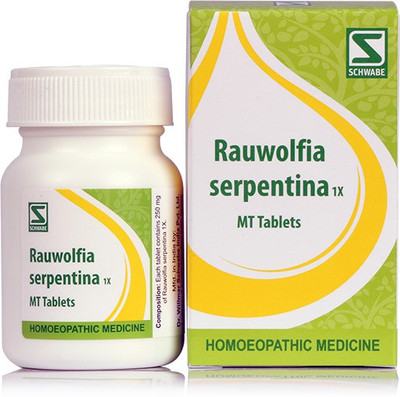 Dr.Willmar Schwabe India Rauwolfia Serpentina Tablets(2 x 20 g)