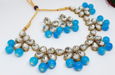 JN Handicraft Alloy Multicolor Jewellery Set(Pack of 1)