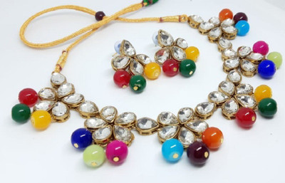 JN Handicraft Alloy Multicolor Jewellery Set(Pack of 1)