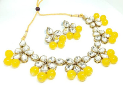 JN Handicraft Alloy Multicolor Jewellery Set(Pack of 1)