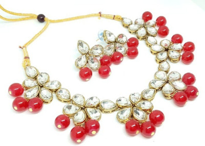 JN Handicraft Alloy Multicolor Jewellery Set(Pack of 1)